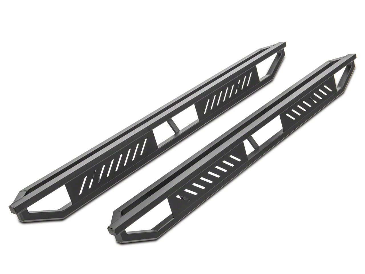 Tacoma Rocker Armor Side Step Bars; Matte Black (05-23 Tacoma Access ...