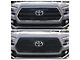 Chrome Delete Upper Grille Overlay; Gloss Black (16-19 Tacoma SR, SR5)