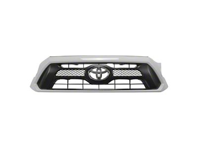 Upper Replacement Grille; Super White (12-15 Tacoma)