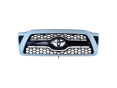 Upper Replacement Grille; Super White (05-11 Tacoma)