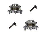 Wheel Hub Assemblies with Outer Tie Rods; Front (05-15 Tacoma Pre Runner; 16-23 2WD Tacoma)