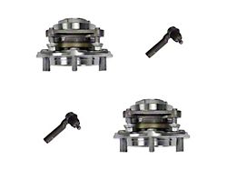 Wheel Hub Assemblies with Outer Tie Rods; Front (05-15 Tacoma Pre Runner; 16-23 2WD Tacoma)