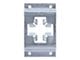 X-Track Rail; Zinc Plated; Single