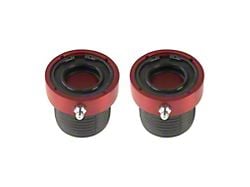 Ten Factory Dana 30/44 Front Axle Tube Seals; Red (84-01 Jeep Cherokee XJ w/o Vacuum Disconnect)