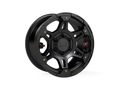 Teraflex Nomad Split Spoke Off-Road Metallic Black 6-Lug Wheel; 17x8.5; -12mm Offset (03-09 4Runner)