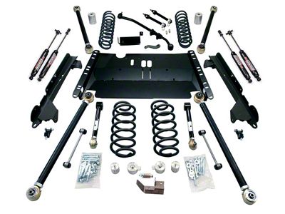 Teraflex 4-Inch Enduro LCG Lift Kit with 9550 Shocks (97-06 Jeep Wrangler TJ)