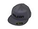 Falcon Shocks Premium FlexFit Flat Visor Hat; Dark Gray