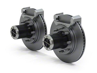 Teraflex Front 8-Lug Locking Hub Conversion Kit with Performance Rotors (07-18 Jeep Wrangler JK)