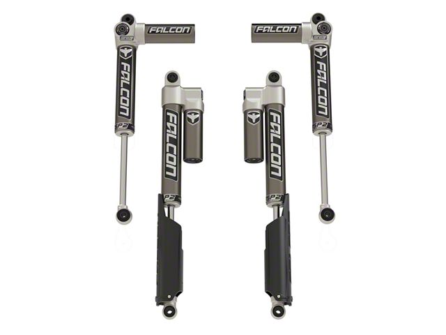 Falcon Shocks SP2 3.1 Piggyback Front and Rear Shocks for 0 to 1.50-Inch Lift (20-24 3.6L Jeep Gladiator JT, Excluding Mojave)