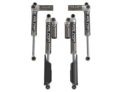 Falcon Shocks SP2 3.1 Piggyback Front and Rear Shocks for 0 to 1.50-Inch Lift (20-23 3.0L EcoDiesel Jeep Wrangler JL)