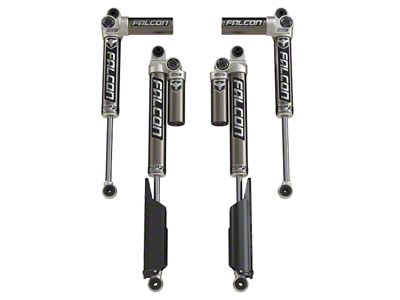 Falcon Shocks SP2 3.1 Piggyback Front and Rear Shocks for 2 to 4.50-Inch Lift (20-23 3.0L EcoDiesel Jeep Wrangler JL)