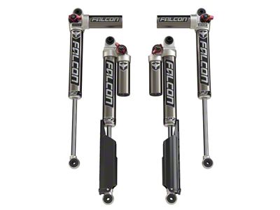 Falcon Shocks SP2 3.3 Fast Adjust Piggyback Front and Rear Shocks for 0 to 1.50-Inch Lift (20-23 3.0L EcoDiesel Jeep Wrangler JL)