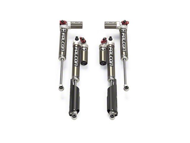 Falcon Shocks SP2 3.3 Fast Adjust Piggyback Front and Rear Shocks for 2 to 4.50-Inch Lift (20-24 3.0L EcoDiesel Jeep Wrangler JL 4-Door)