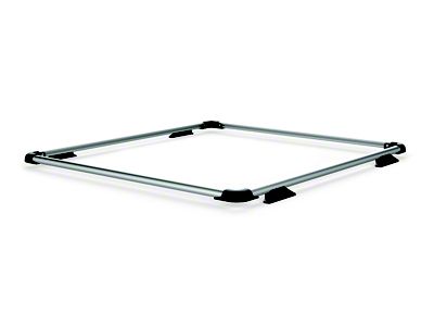 Teraflex Nebo Roof Rack Raised Rail Kit; Silver (07-18 Jeep Wrangler JK 4-Door)