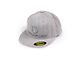 Teraflex Premium FlexFit Flat Visor Hat; Heather Gray