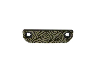 Teton Workshop Topography Center Console Badge; OD Green (21-24 Bronco)