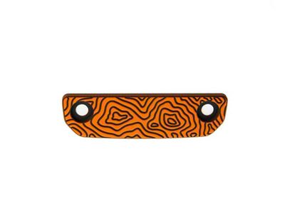 Teton Workshop Topography Center Console Badge; Orange (21-24 Bronco)