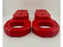 Teton Workshop Front Tow Hooks; Red (07-21 Tundra)