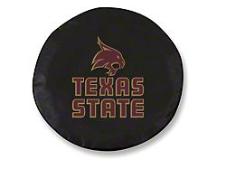 Texas State Spare Tire Cover; Black (66-18 Jeep CJ5, CJ7, Wrangler YJ, TJ & JK)