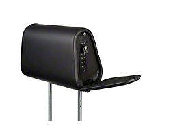 The Headrest Safe Co. Headrest Safe; Passenger Side; Black; Vinyl Cover (Universal; Some Adaptation May Be Required)