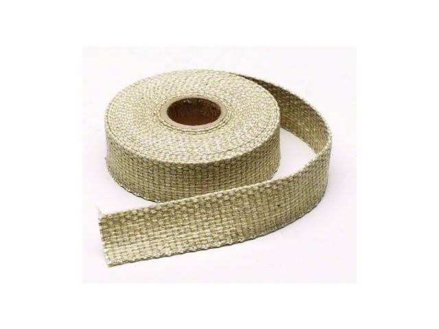 Thermo Tec Exhaust Wrap; 15-Foot x 1-Inch; Natural Color (Universal; Some Adaptation May Be Required)