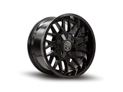 Thret Offroad Revolver Gloss Black 6-Lug Wheel; 17x9; 18mm Offset (05-15 Tacoma)