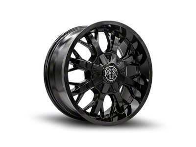 Thret Offroad Vulcan Gloss Black 6-Lug Wheel; 17x9; 18mm Offset (05-15 Tacoma)