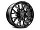 Thret Offroad Attitude Gloss Black Milled 6-Lug Wheel; 20x9; -12mm Offset (22-24 Bronco Raptor)