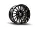 Thret Offroad Omega Gloss Black Milled 6-Lug Wheel; 20x10; -21mm Offset (21-24 Bronco, Excluding Raptor)