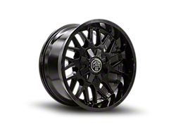 Thret Offroad Revolver Gloss Black Wheel; 18x9; -12mm Offset (84-01 Jeep Cherokee XJ)