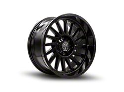 Thret Offroad Omega Gloss Black Wheel; 20x10; -21mm Offset (11-21 Jeep Grand Cherokee WK2)