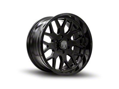 Thret Offroad Monarch Gloss Black Wheel; 20x10; -21mm Offset (07-18 Jeep Wrangler JK)