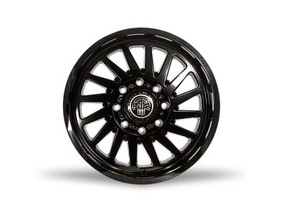 Thret Offroad Omega Gloss Black Milled Wheel; 20x10; -21mm Offset (07-18 Jeep Wrangler JK)