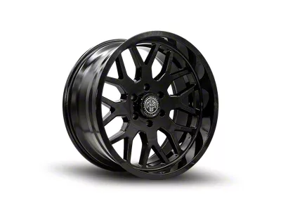 Thret Offroad Monarch Gloss Black Wheel; 20x10; -21mm Offset (18-25 Jeep Wrangler JL)