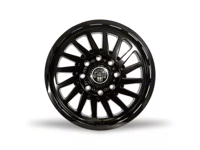 Thret Offroad Omega Gloss Black Milled Wheel; 22x10; -21mm Offset (18-25 Jeep Wrangler JL)