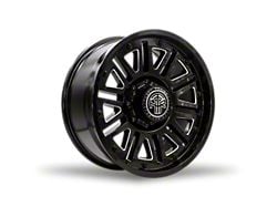 Thret Offroad Storm Gloss Black Milled Wheel; 17x9; -12mm Offset (87-95 Jeep Wrangler YJ)