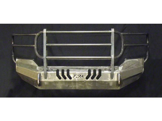 Throttle Down Kustoms Standard Front Bumper with Grille Guard; Bare Metal (05-11 Tacoma)