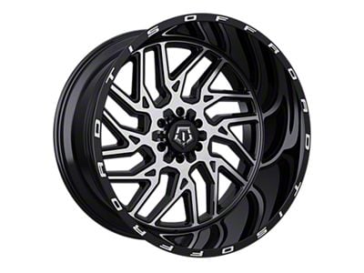 TIS 544 Gloss Black 6-Lug Wheel; 22x12; -44mm Offset (03-09 4Runner)