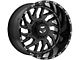 TIS 544BM Gloss Black Milled 6-Lug Wheel; 20x9; 0mm Offset (03-09 4Runner)