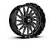 TIS 547B Gloss Black Milled 6-Lug Wheel; 22x12; -44mm Offset (03-09 4Runner)