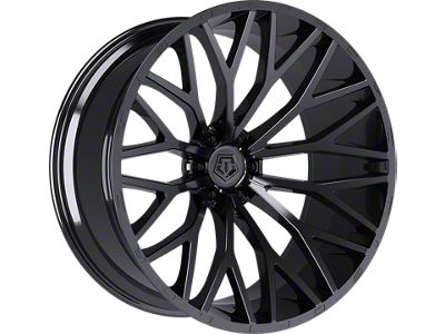 TIS 566 Gloss Black 6-Lug Wheel; 22x10; -19mm Offset (03-09 4Runner)