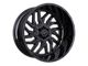 TIS 544 Gloss Black 6-Lug Wheel; 22x10; 10mm Offset (04-15 Titan)