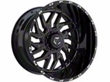 TIS 544BM Gloss Black Milled 6-Lug Wheel; 20x9; 0mm Offset (04-15 Titan)