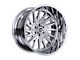 TIS 547 Chrome 6-Lug Wheel; 20x12; -44mm Offset (04-15 Titan)