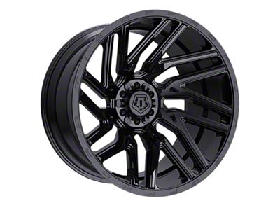 TIS 554 Gloss Black 6-Lug Wheel; 22x10; -19mm Offset (04-15 Titan)