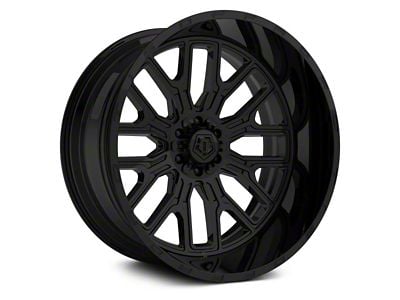 TIS 560B Gloss Black 6-Lug Wheel; 20x12; -44mm Offset (04-15 Titan)