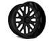 TIS 560B Gloss Black 6-Lug Wheel; 20x12; -44mm Offset (04-15 Titan)