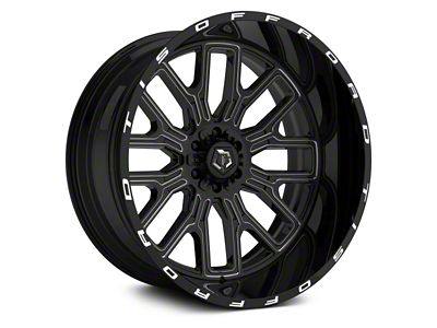 TIS 560BM Gloss Black 6-Lug Wheel; 20x12; -44mm Offset (04-15 Titan)