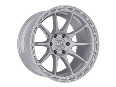 TIS 563 Silver Brushed Machined 6-Lug Wheel; 22x10; -19mm Offset (04-15 Titan)