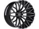 TIS 566 Gloss Black Milled 6-Lug Wheel; 22x10; 10mm Offset (04-15 Titan)